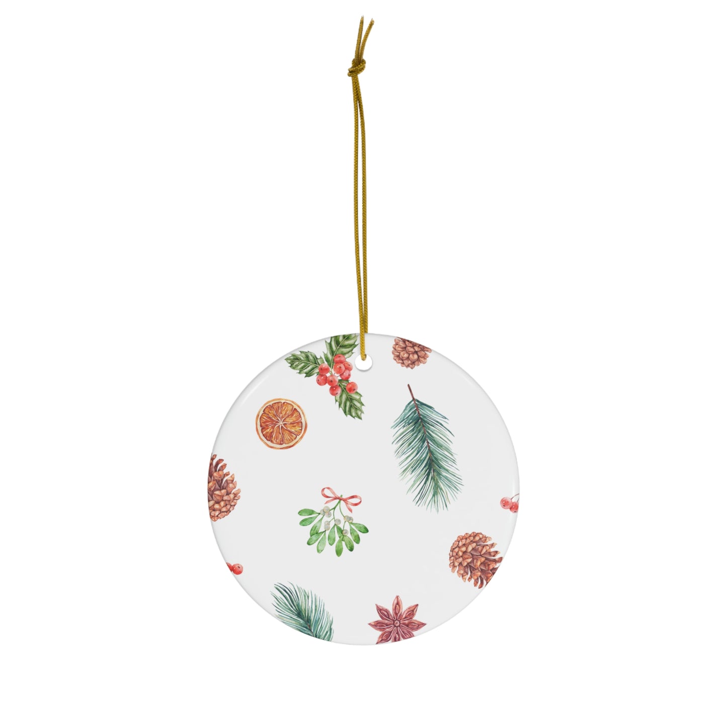 Ceramic Ornament, 1-Pack