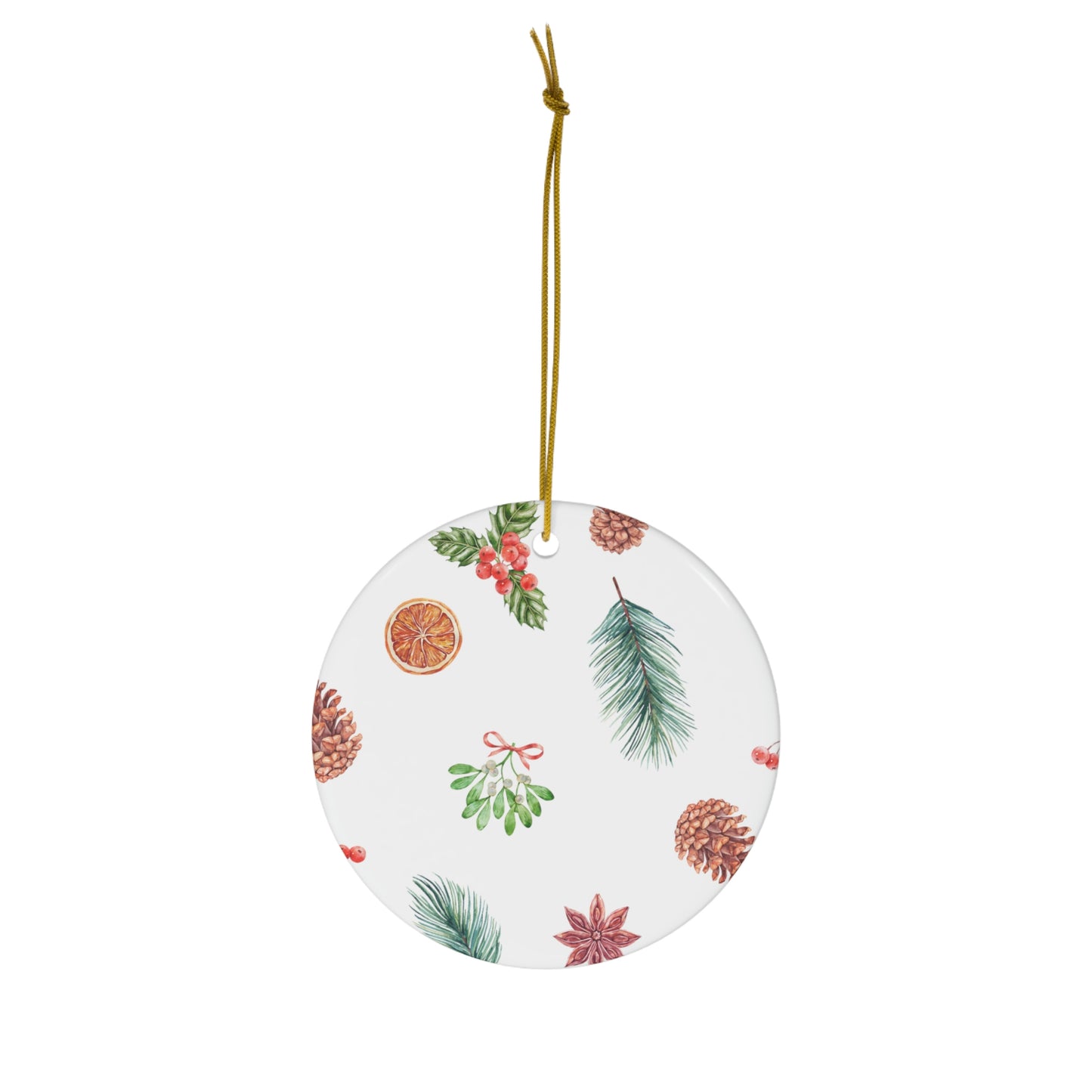 Ceramic Ornament, 1-Pack